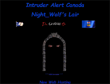 Tablet Screenshot of intruderalert.ca